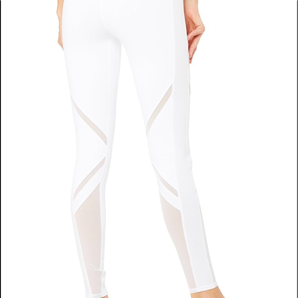 NWT ALO Yoga HIGH WAIST EPIC WHITE LEGGINGSπ - Picture 5 of 8